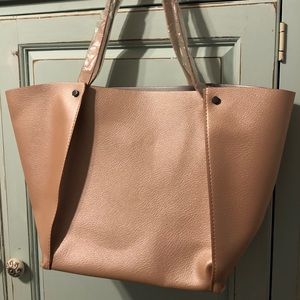Neiman Marcus Tote Rose Gold, New & Beautiful